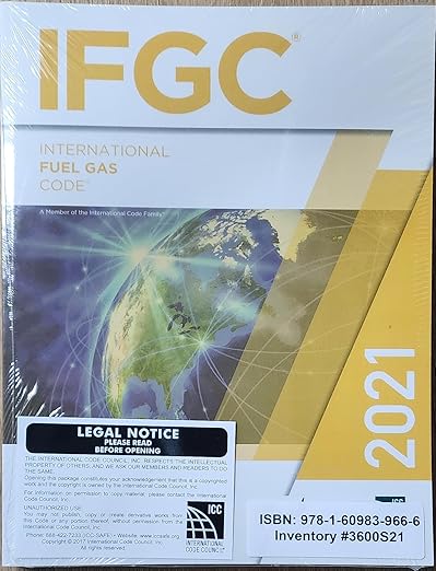 2021 International Fuel Gas Code , 2021 IFGC 2021